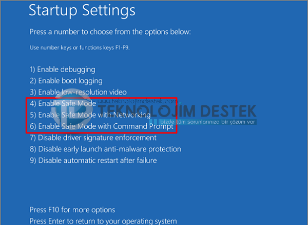 Windows 10 güvenli moda nasıl giriş yapılır? Windows 10 güvenli mod seçenekleri nelerdir? Windows 10 güvenli mod, Windows 10 güvenli mod nasıl açılır?