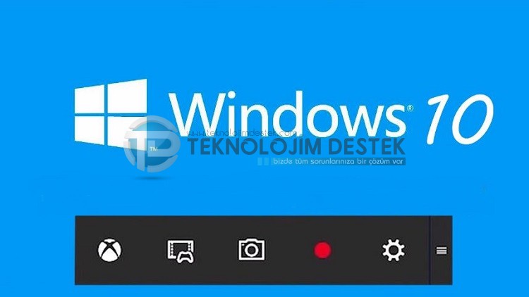 Windows 10 ücretsiz ekran kaydedici programlar