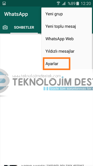 whatsapp hesap bilgileri talep et, whatsapp hesap bilglieri nasıl talep edilir 