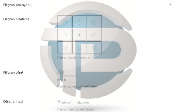 Wordpress resimlere otomatik logo yükleme eklentisi2