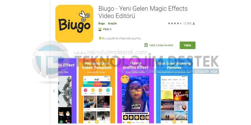 Biugo-Video ve resim düzenleme programı