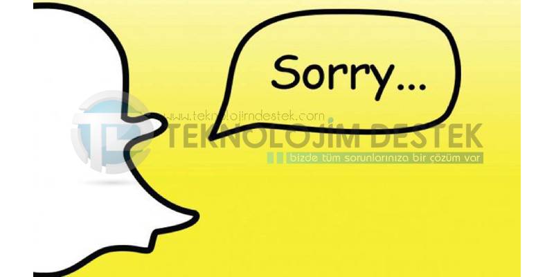 Snapchat durduruldu hatası çözümü?